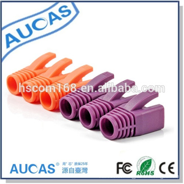 Rj45 conector conector de arranque cap / cat5e cat6 modular conector enchufe con clavija inicio / conector de red cubierta / conector caso